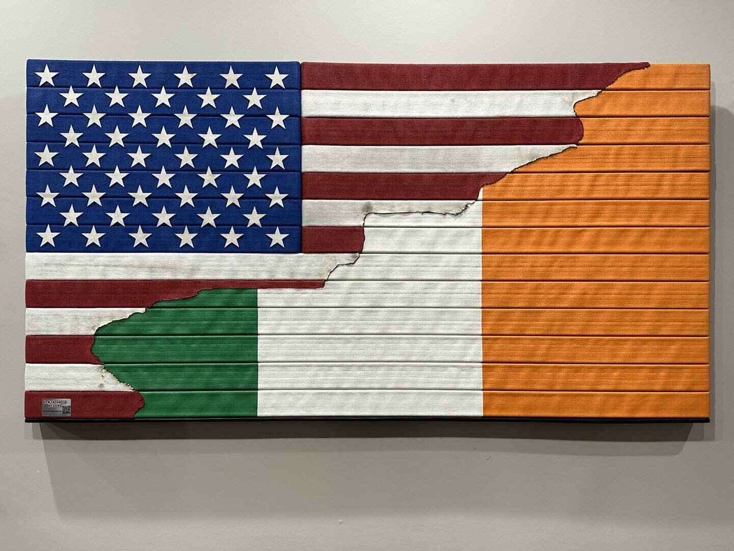 With St. Paddy&rsquo;s Day just over 2 weeks away, what better time than now to do a product showcase of our Irish - American Retired Fire Hose Flag!!! We only have 1 of these custom flags in stock, and it&rsquo;s available for purchase on our websit