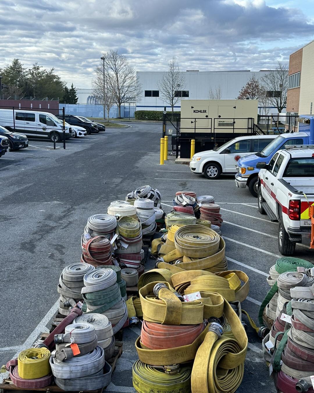 Brotherhood is headed home after picking up a 26&rsquo; truckload full of retired hose from Frederick, Maryland this morning!  Lets just saying running through the mountains with this heavy load is very slow going!

If anyone is looking for some exer