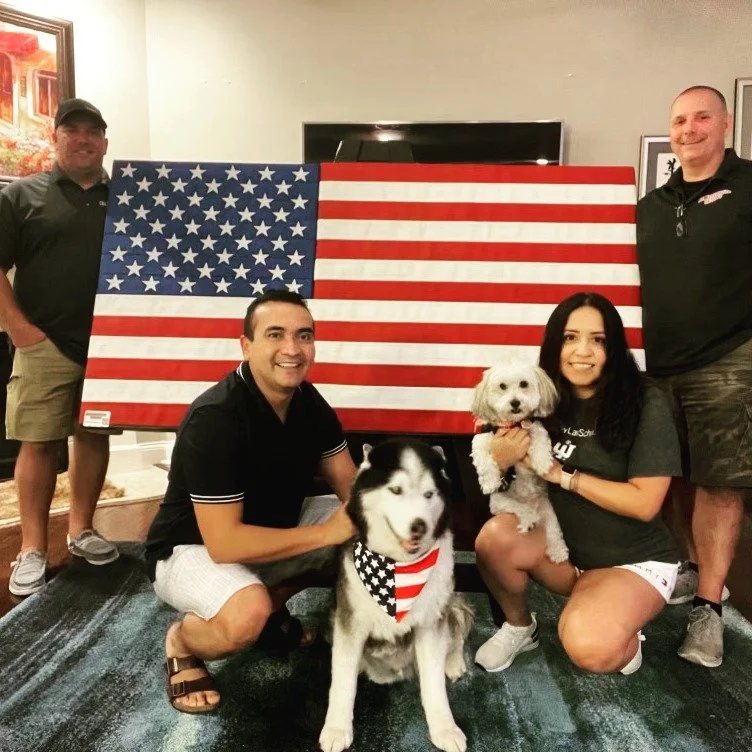 🇺🇸 Happy Anniversary to Flag #28! 🇺🇸

Three years ago, on August 28, 2022, Dr. @juldavila placed the winning silent auction bid for our @brotherhooddesignscorporation Retired Fire Hose Flag #28 at the @hse_hockeyclub @topgolf (Fishers) fundraiser