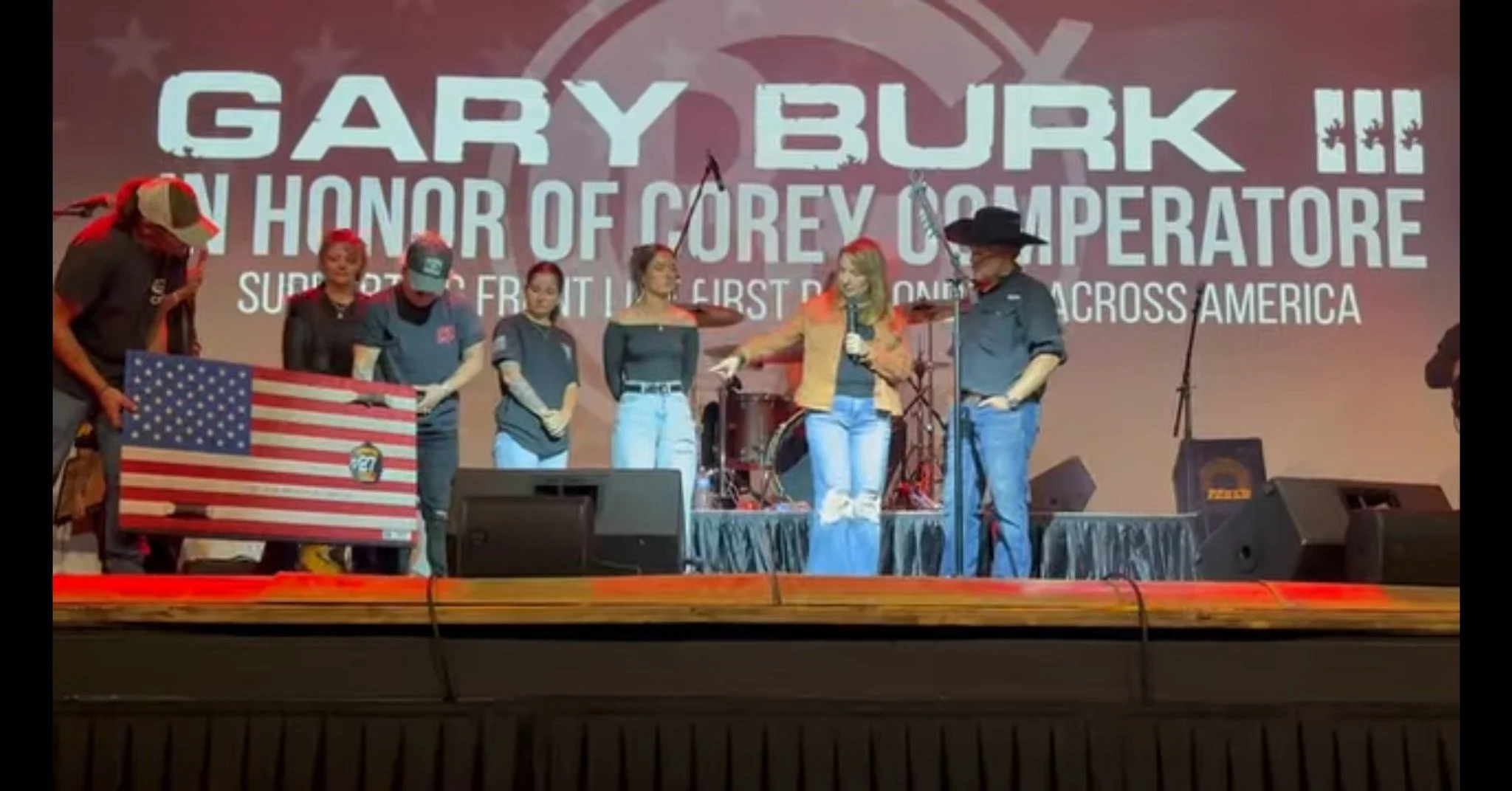We at Brotherhood Designs are truly honored to have been part of a very special presentation from @helencomperatore  to Gary Burk III .

This summer, Gary dedicated his concert tour across Ohio and Pennsylvania to the memory of Corey Comperatore. At 