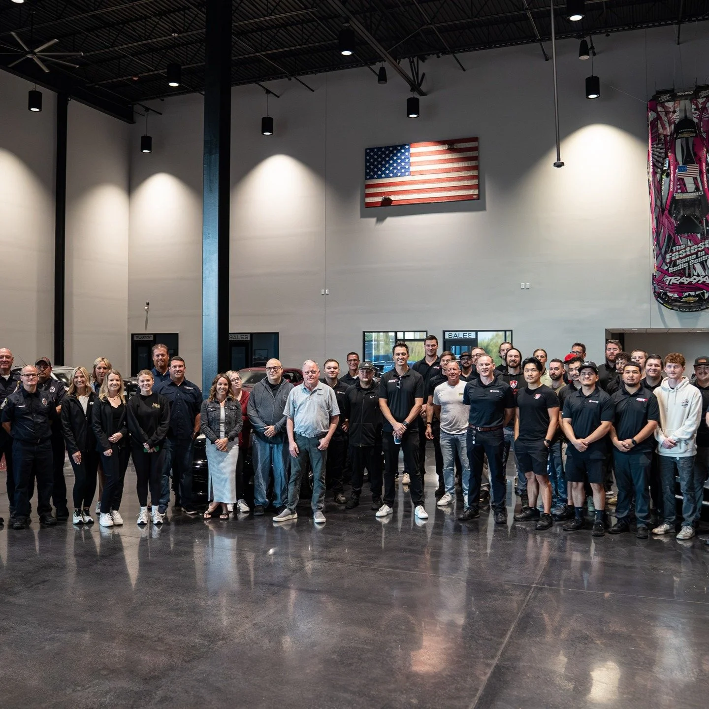 Earlier this week @brotherhooddesignscorporation dedicated Flag #99&mdash;our first Tiller Series crafted from 3&quot; retired fire hose&mdash;at the new GR Brands campus in Zionsville. 🇺🇸

Huge thanks to @grahamrahal , @grahamrahalperformance, Sha