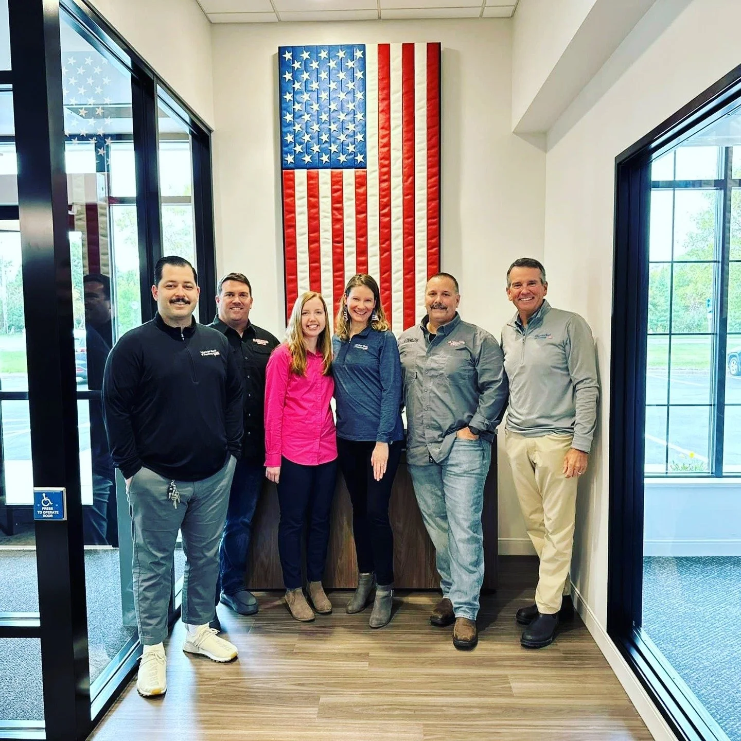 2 years. 1 Flag. Endless meaning. 🇺🇸

On Oct. 4, 2023, American Bank of Freedom in the @cityofwestfieldin unveiled Flag #43 &mdash; retired fire hose transformed into a painted vertical flag by @brotherhooddesignscorporation.

Thanks to @onezonecha