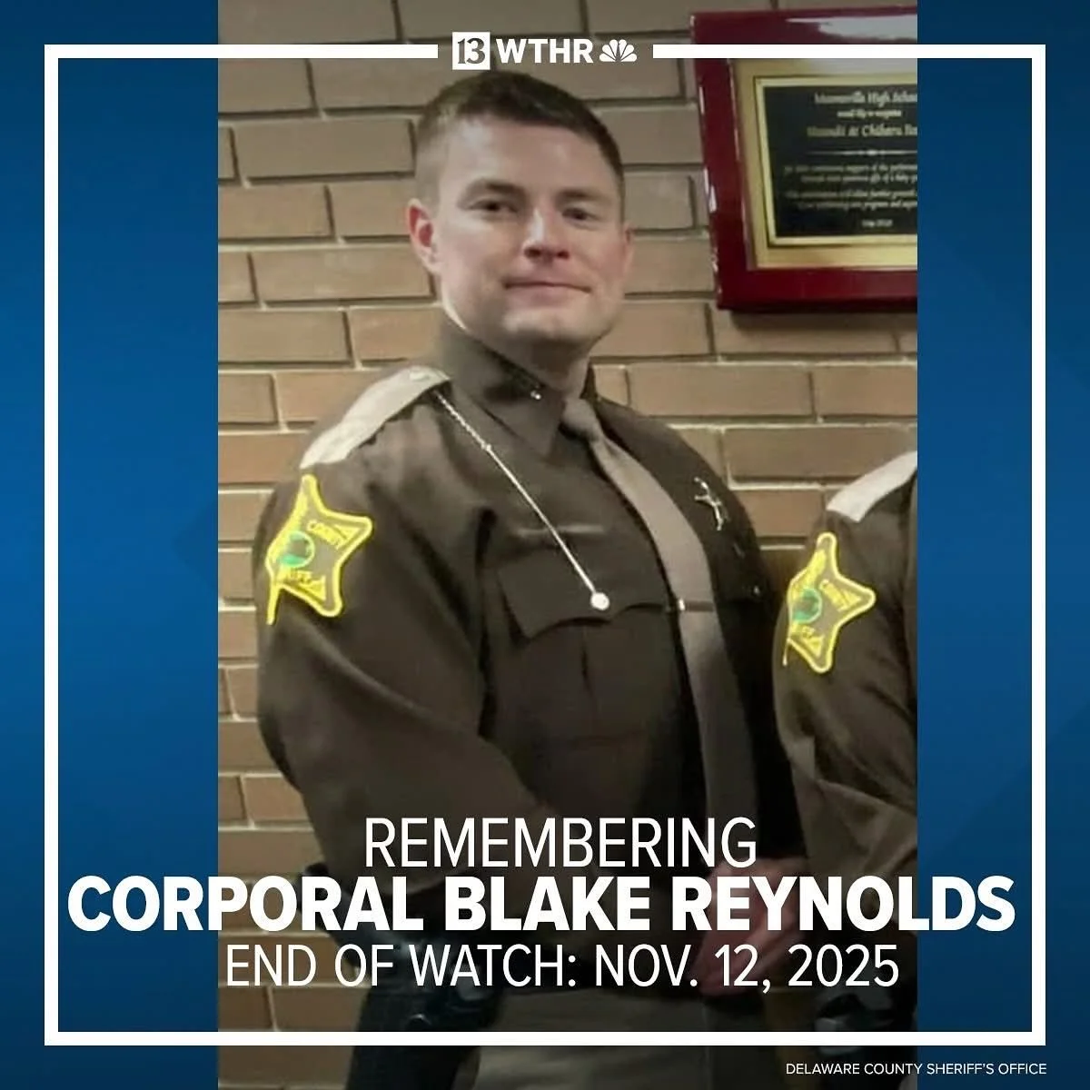 This morning, Delaware County woke up to heartbreaking news &mdash; a sheriff&rsquo;s deputy was killed in the line of duty while simply doing what heroes do: helping someone in need on the side of the road. 💔

To the deputy&rsquo;s family, friends,