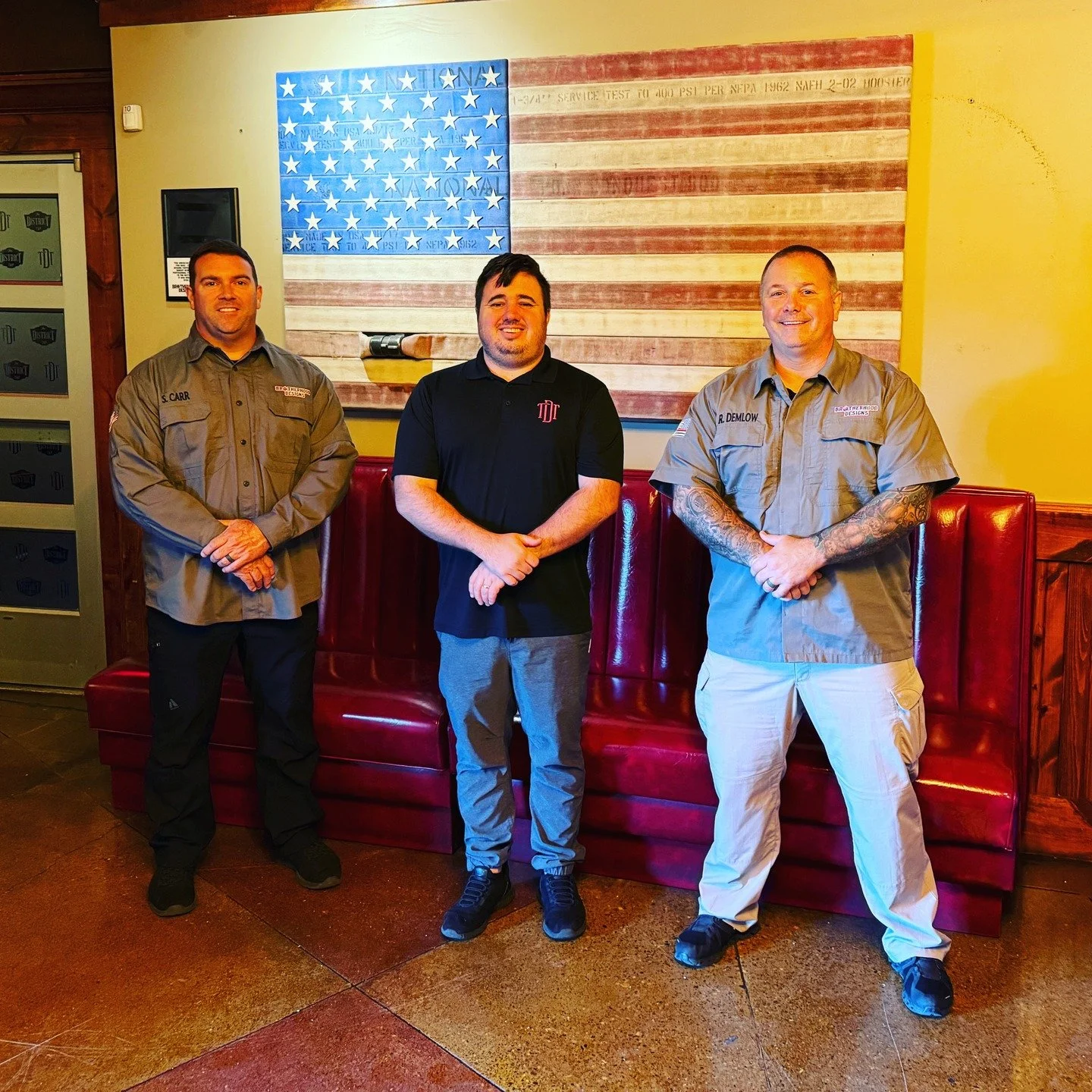 Big news! 

@tdtnorthside is officially our first Title Sponsor with a $10,000 gift &mdash; and today we installed Flag #114 right inside their Northside location. When you walk through the front doors, it&rsquo;s the first thing you see. 👀🔥

The p