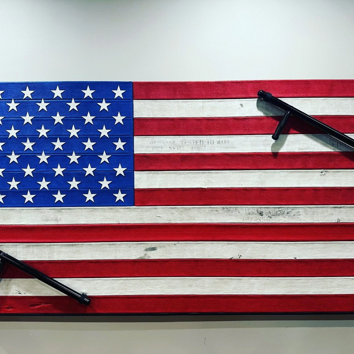 🇺🇸 Flag #64 🇺🇸

Built from retired fire hose.
Forged in service.
United in purpose.

Crafted by @hamiltoncountyin and @fishersin @iafflocal4416 @fishersfiredept , firefighters and co-founders of @brotherhooddesignscorporation, Flag #64 was dedica