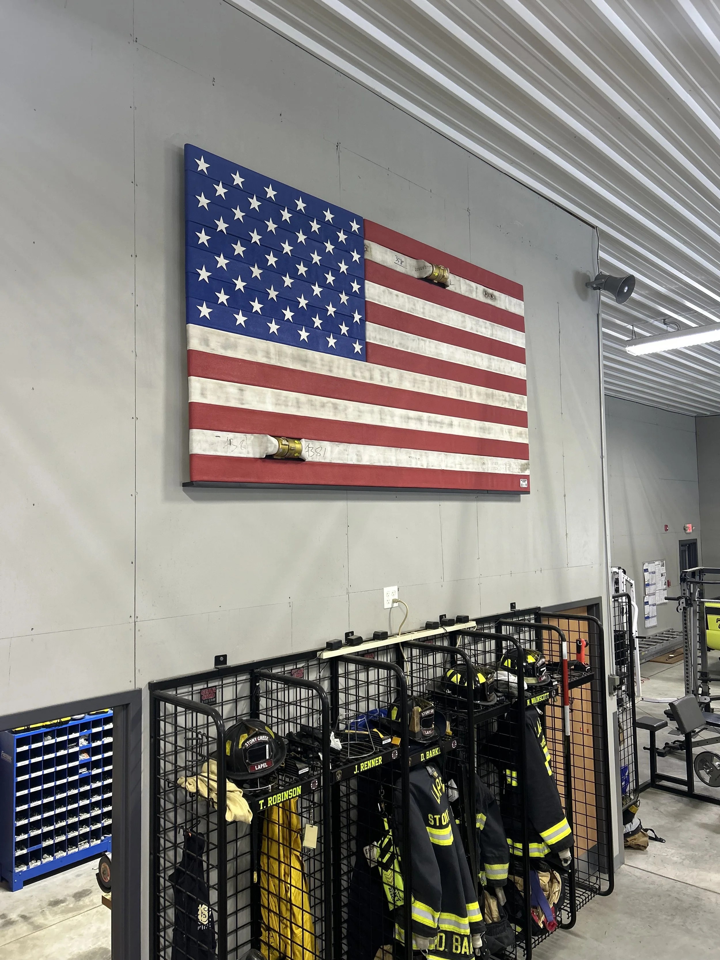 Flag #128 - Lapel Stony Creek Fire Territory