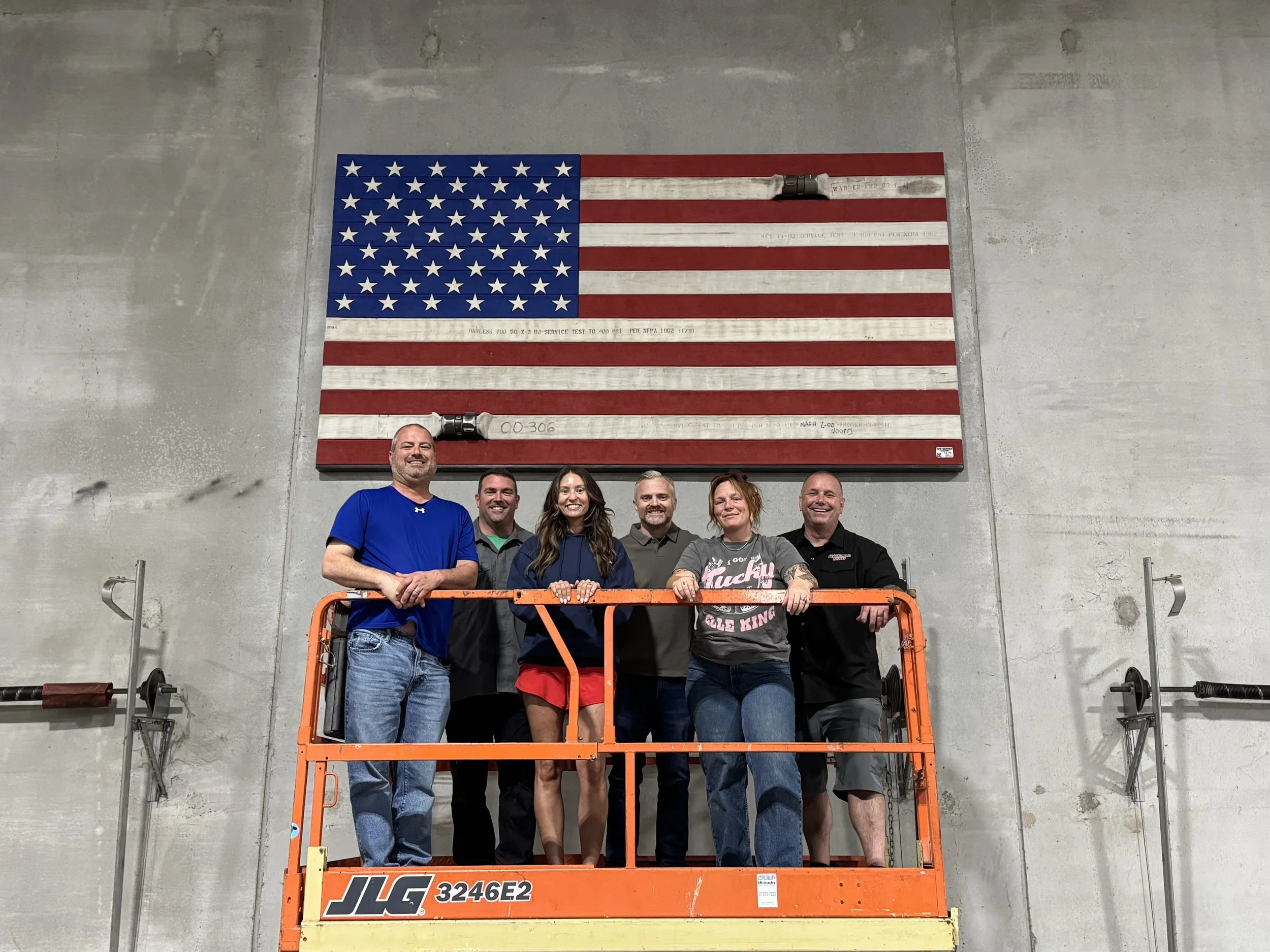 Flag #132 - duncan supply company - plainfield, in      tiller series 