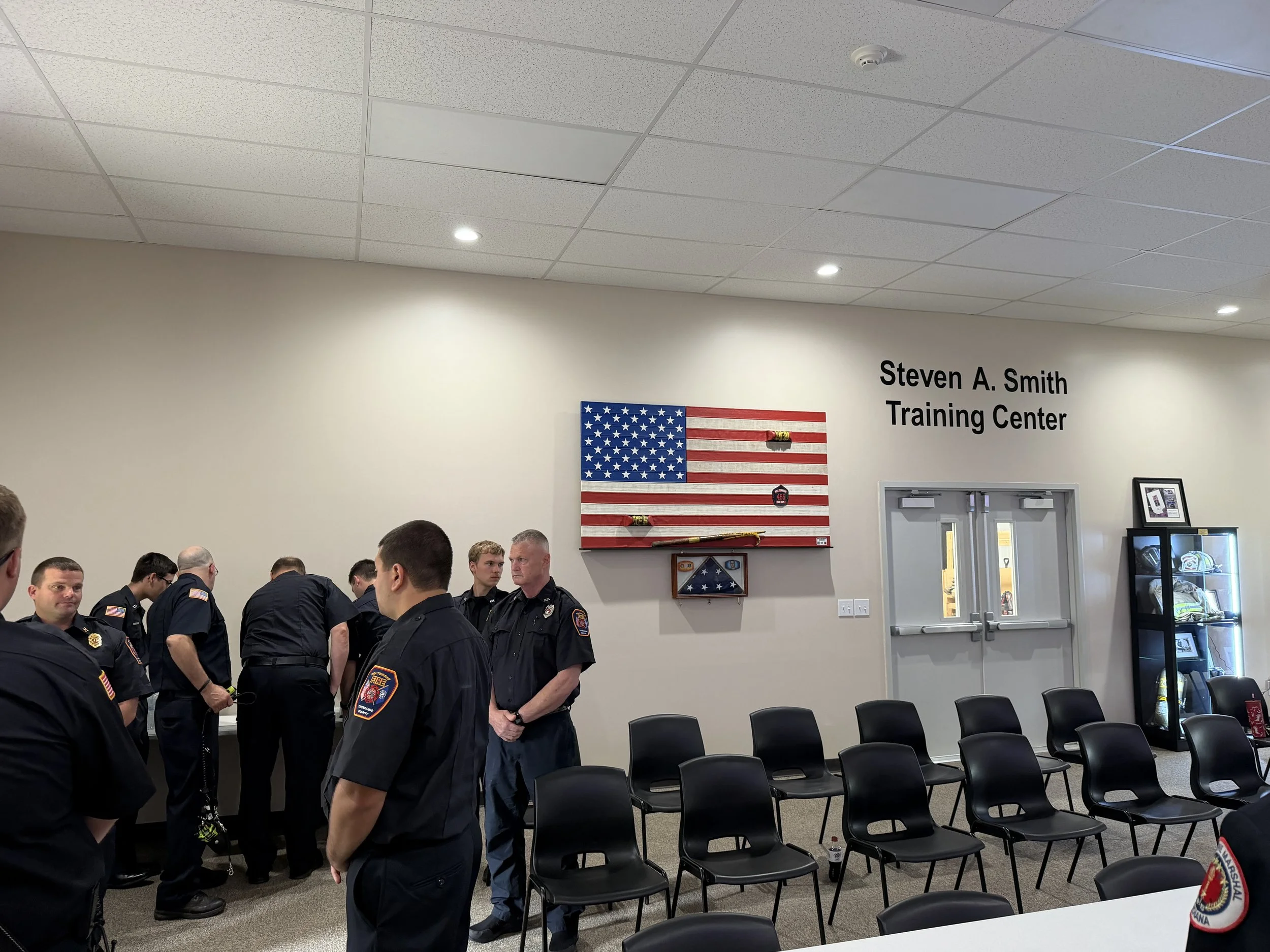 Flag #155 - wea township fire department - lafayette, in - engine series 
