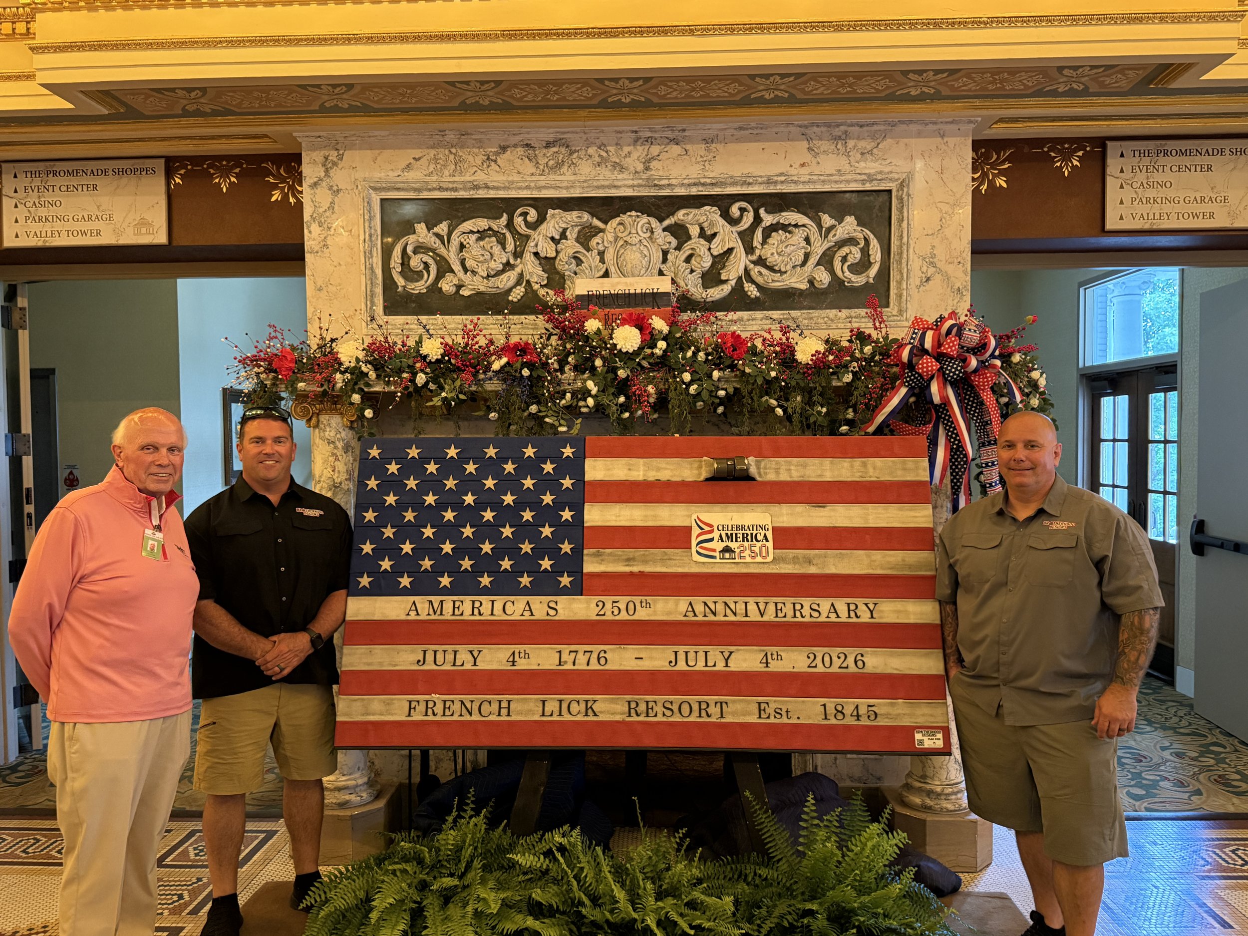 Flag #159 - French lick resort &amp; casino- french lick, in - engine series 