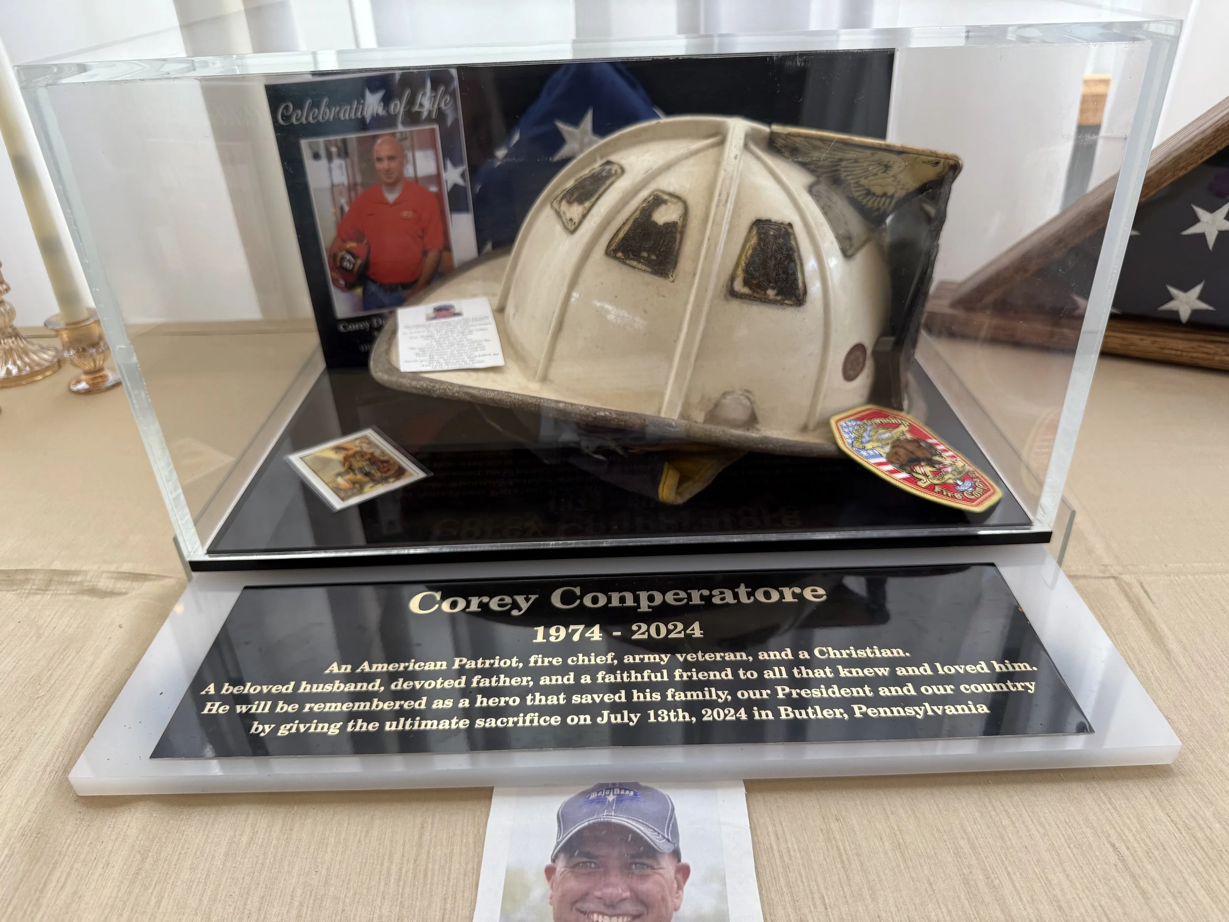 Chief Corey Comperatore - Celebration of Life - 7/13/25 - Butler Farm Show Fairgrounds - Butler, PA