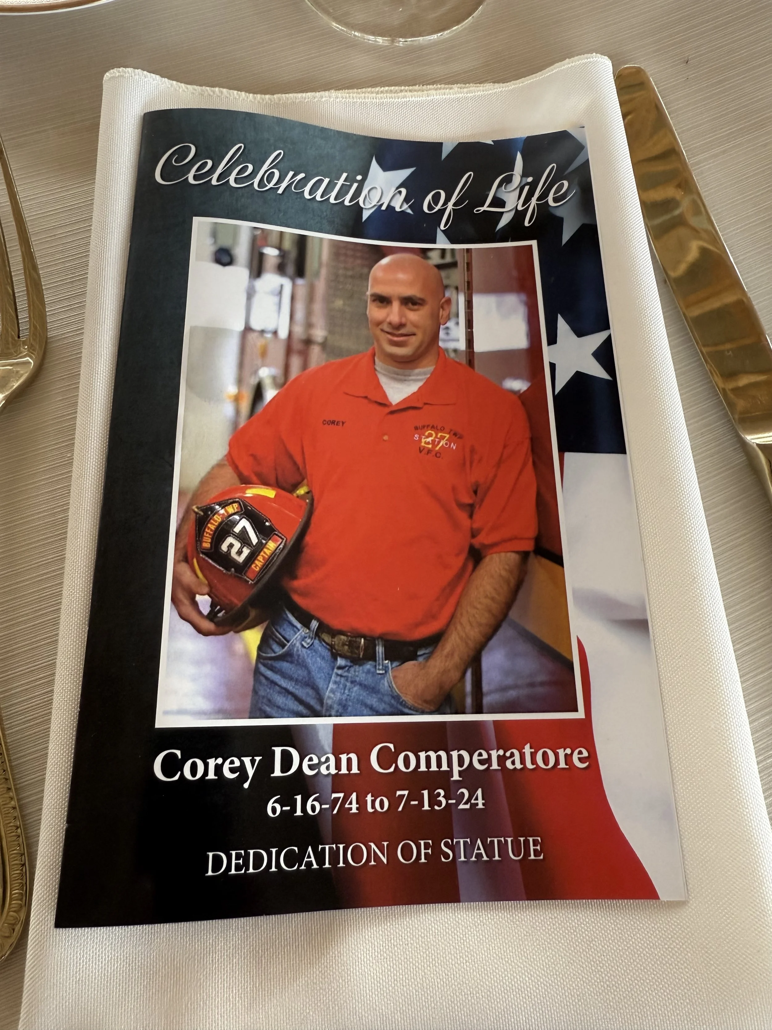 Chief Corey Comperatore - Celebration of Life - 7/13/25 - Butler Farm Show Fairgrounds - Butler, PA