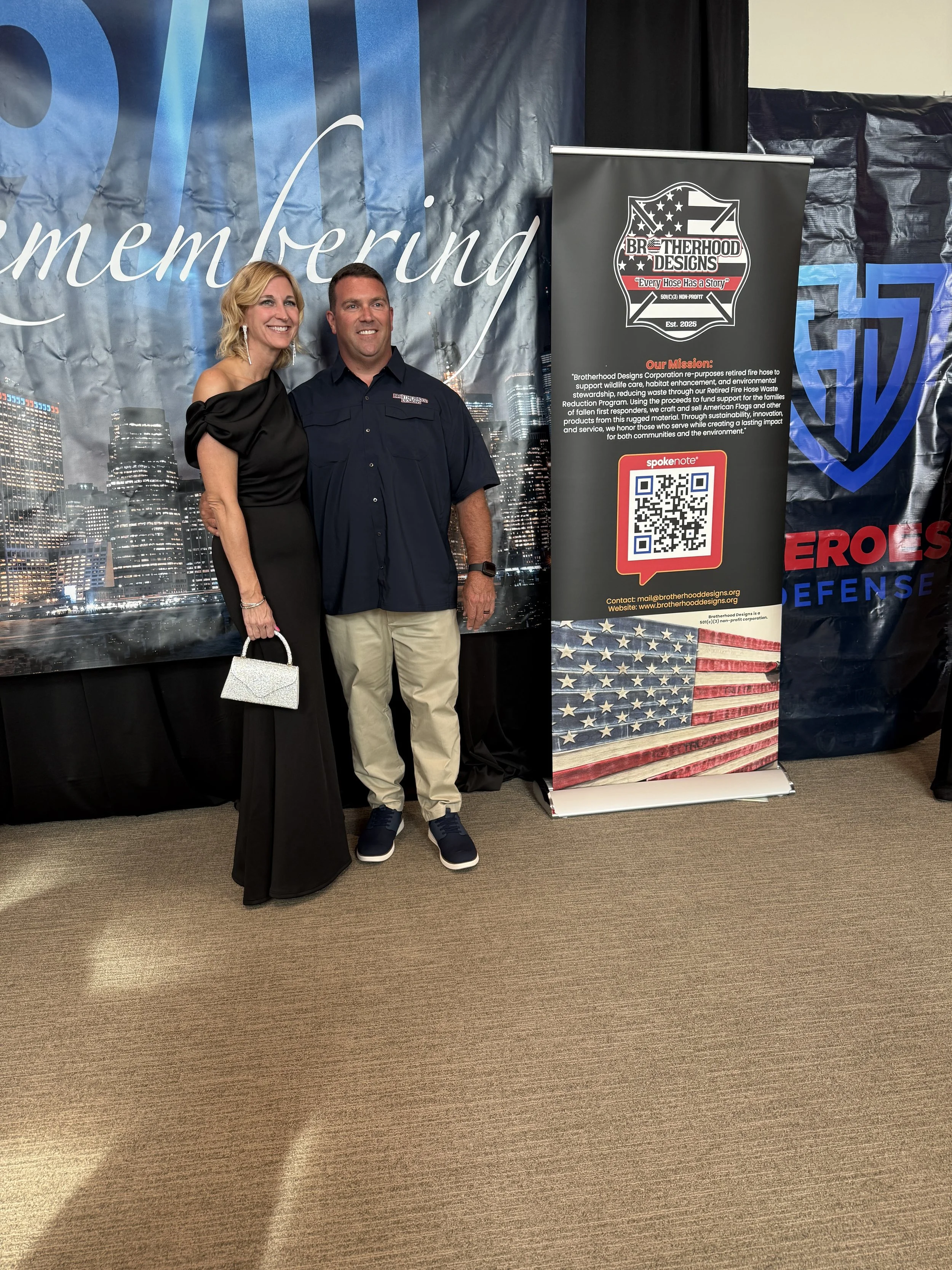 Scott and Mallory at the Heroes Defense 11th Annual 9/11 Tribute Gala