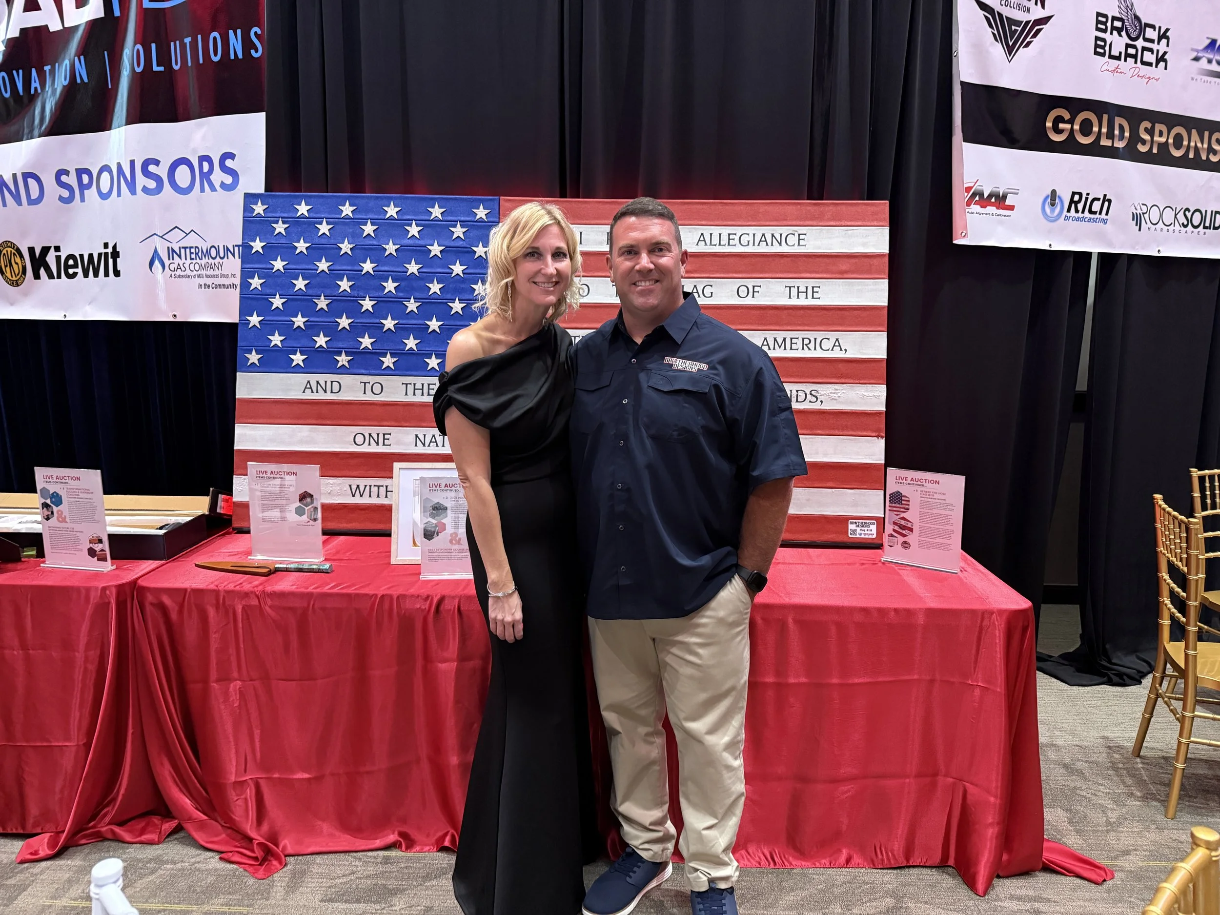 Scott and Mallory at the Heroes Defense 11th Annual 9/11 Tribute Gala
