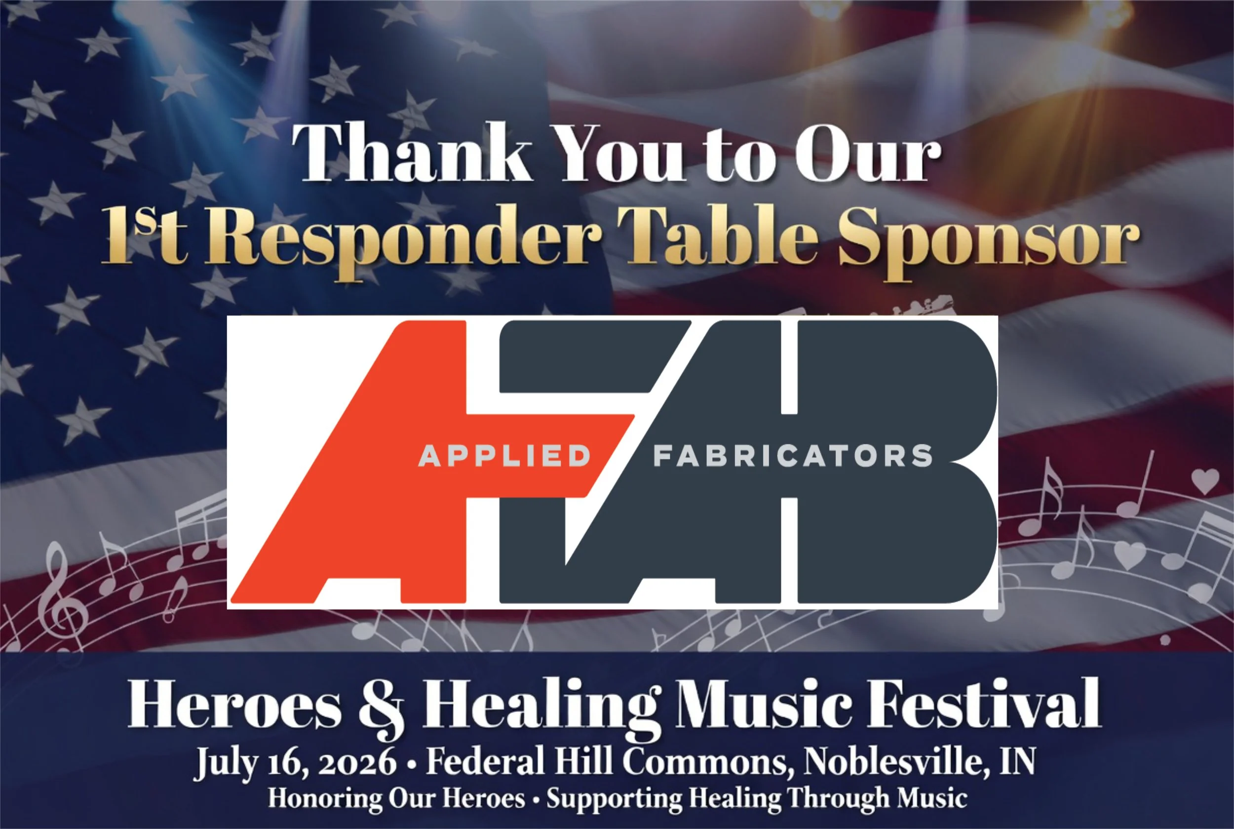 1st Responder Table Sponsors