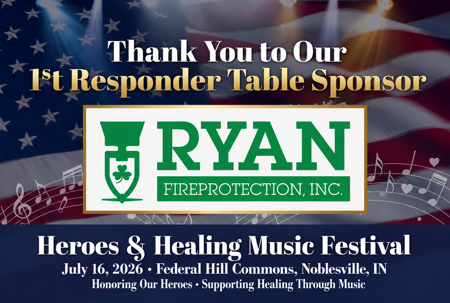 1st Responder Table Sponsors