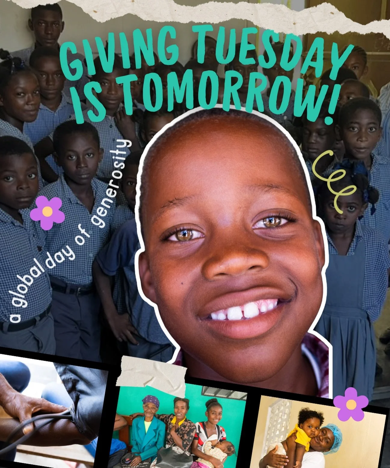 The most generous day of the year is just ONE day away! Be part of #GIVINGTUESDAY, and help us save our clinics in Haiti 🇭🇹 Donation link is posted in our bio &hearts;️ #haiti #projectmedishare #globalhealth