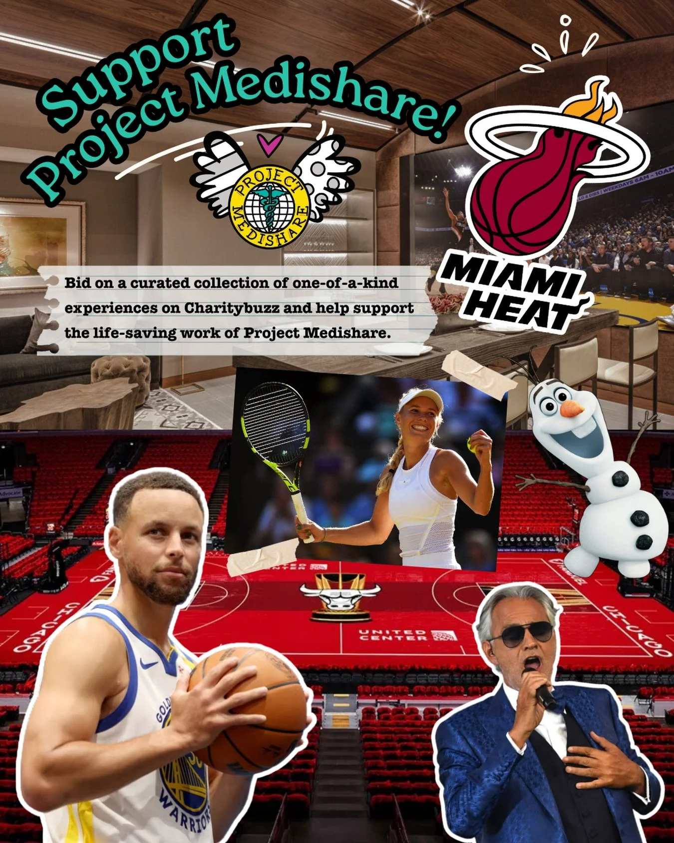 This holiday season, your gift can do more 🎁 
We&rsquo;ve partnered with Charitybuzz to offer one-of-a-kind experiences like VIP concert tickets, NBA meet-and-greets, tennis lessons with a pro, and more! 🎾 🏀 🎤 🎟️ 
Your bid helps fund Project Med