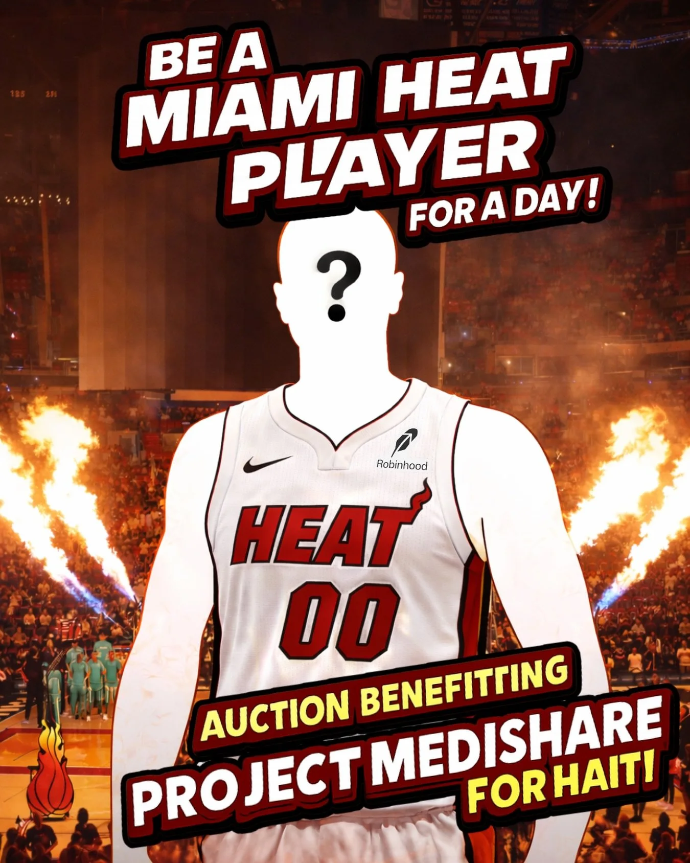 🏀 Every dreamed of being a Miami Heat player? 🏀
Now&rsquo;s your chance! Bid on an unforgettable, behind-the-scenes NBA experience, while supporting Project Medishare&rsquo;s lifesaving work in Haiti.
🔥 This once-in-lifetime experience includes pa