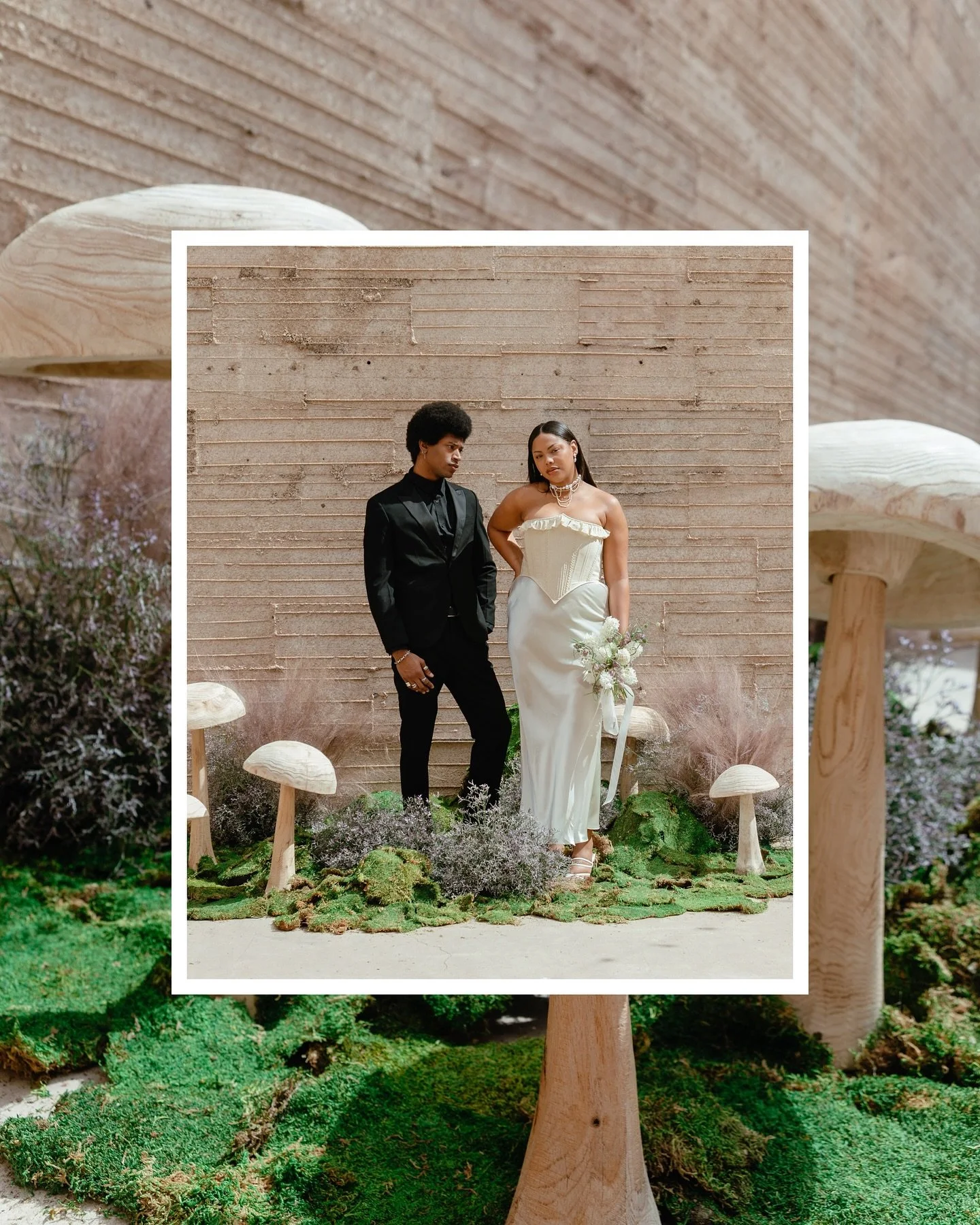 It&rsquo;s been a minute since I&rsquo;ve shared what I&rsquo;ve been creating.  This set feels like the perfect one to start with. Editorial energy. Modern romance. A little surreal. Every detail, was crafted to feel like art.
 Creator: @fromthedais