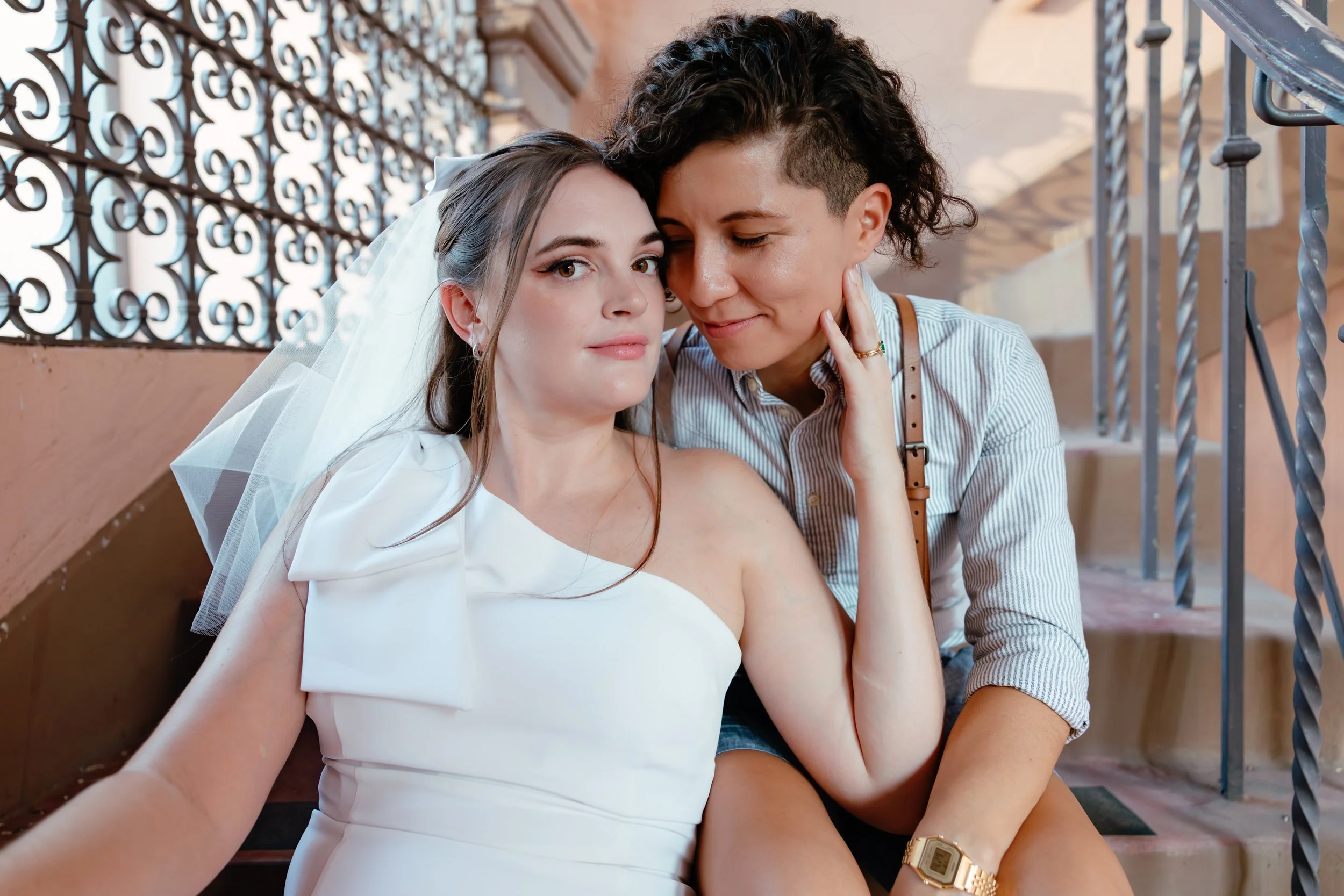 LGBTQ inclusive wedding photography couple portrait Allen Photo