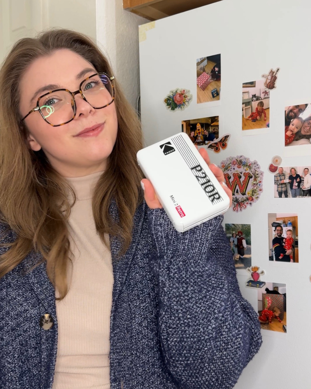 Decorating the Fridge with Retro Photos from Your Phone
