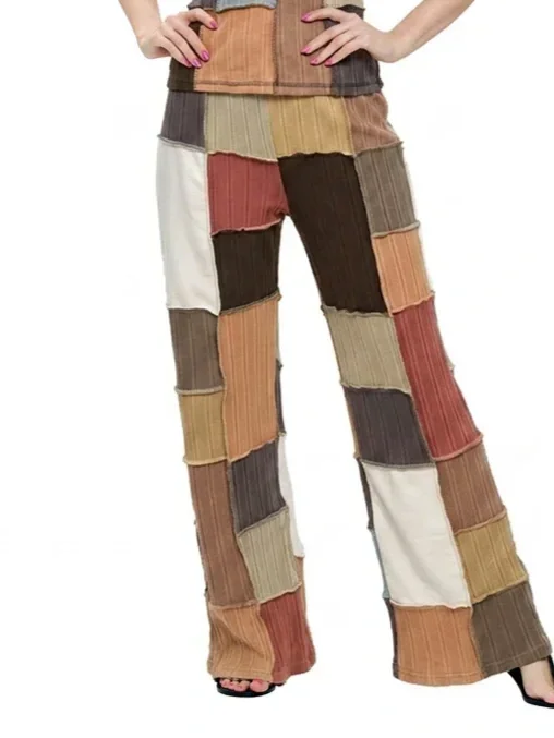 Pants Hippie Patchwork Multicolored Stitching #90621PS3
$48