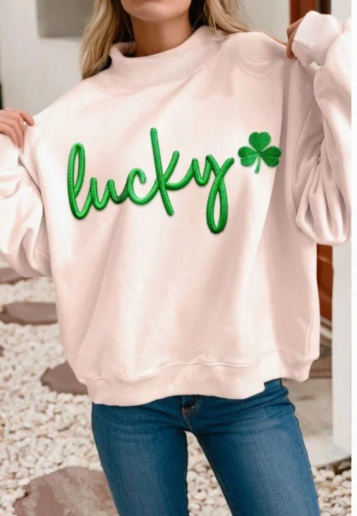 "LUCKY" Sweatshirt
Sizes: S, MD, LG, XLG  (#90-626FS)
$52