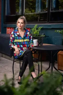 Samuel Dong
Print jacket with wired wing collar, body lined, 2 pockets #90630FS (xxs,xs,s,m)
$99  OUR PRICE  $65