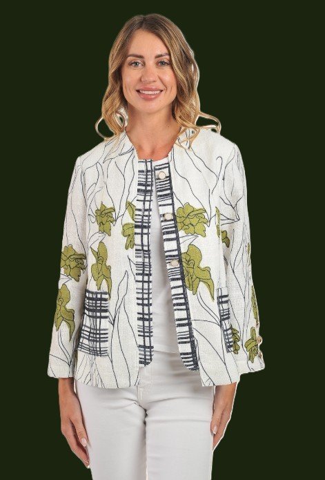 LEMON GRASS
Printed Boucle' Jacket
$78  (xs, s, m, lg, xl)