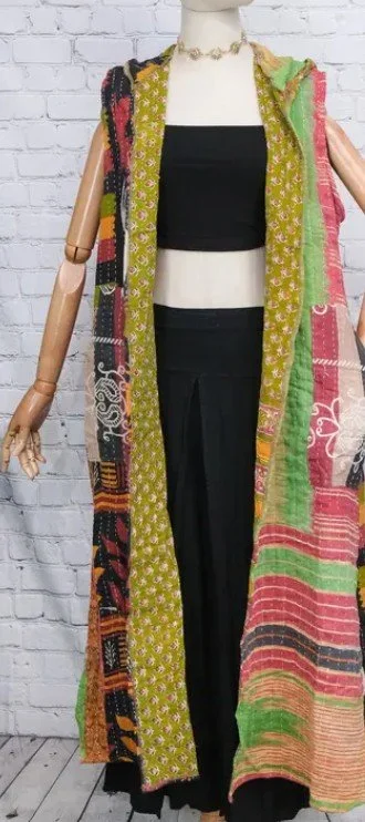 Bohemian Kantha Open Duster
$56  Free Size  #907251FS