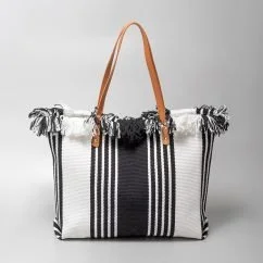 Large Fabric Handbag
$38  Black & White Colors