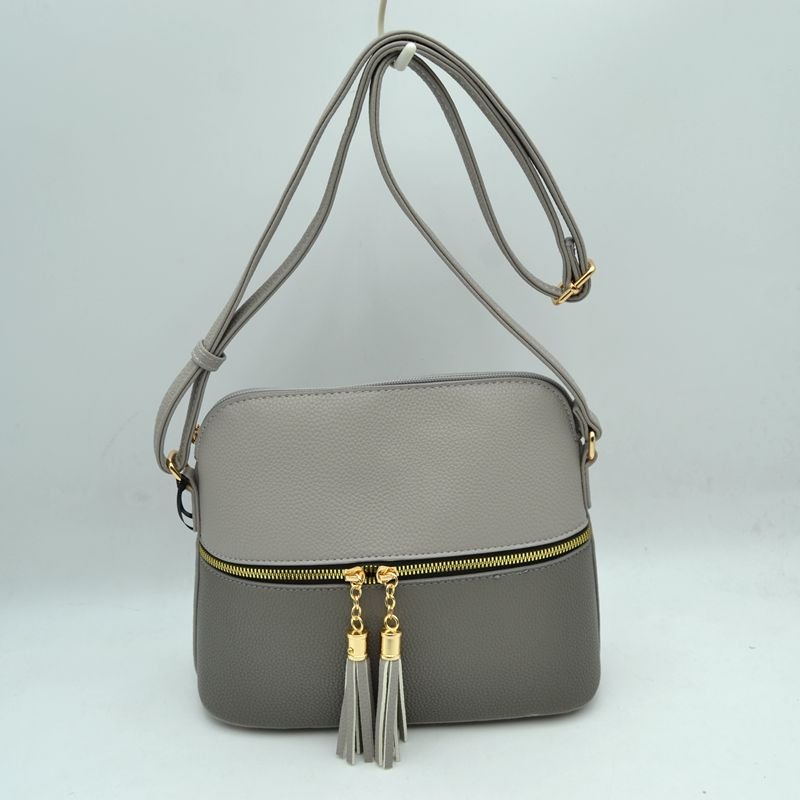 Two-Tone Mid Size 
Handbag  $29
