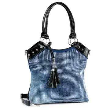 Bling is the Thing!
Tall Tassel Accented Tote Handbag
13L X 12H X 5W
#90623FS
$69  OUR PRICE $46
