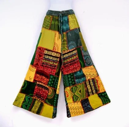 Handwoven Patchwork
Colorful Boho Palazzo Pants  #907201FS
$48  Free Size