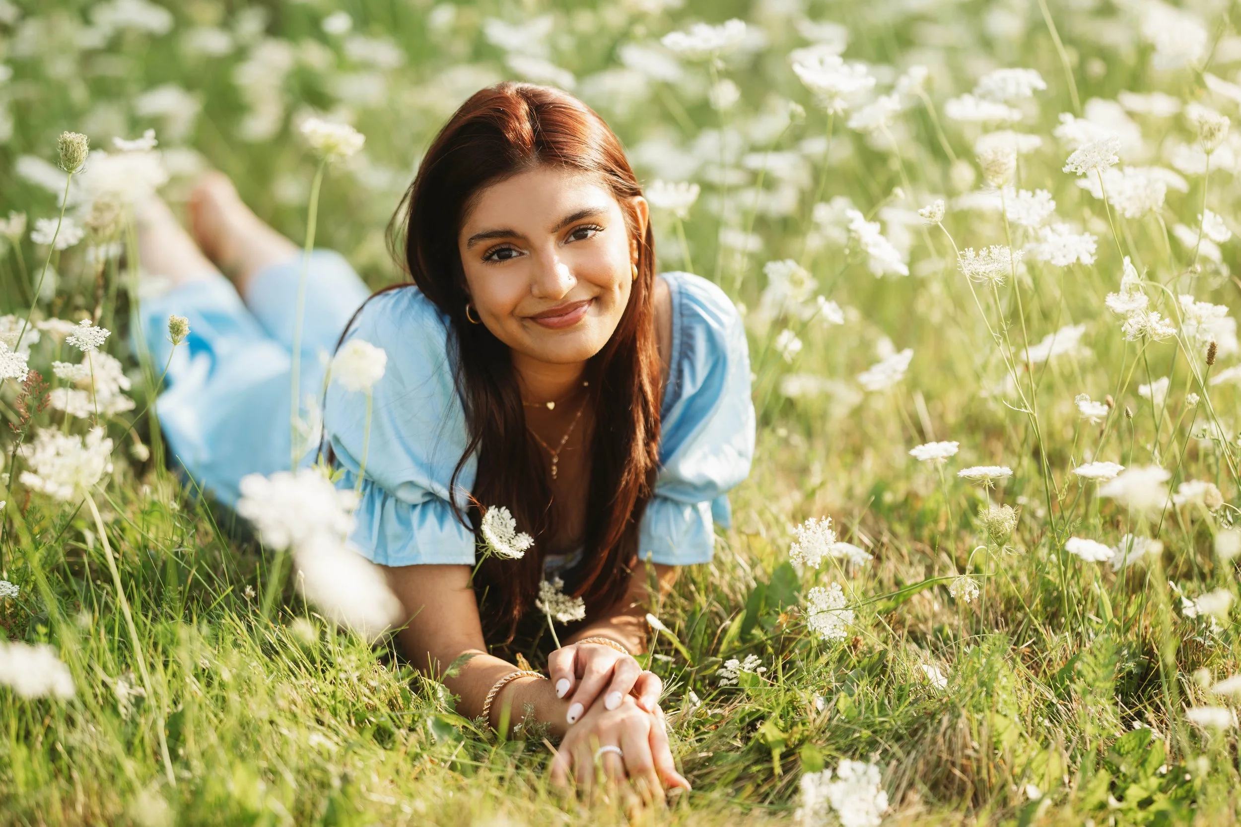 Flower fields | Buffalo NY | Senior Pictures