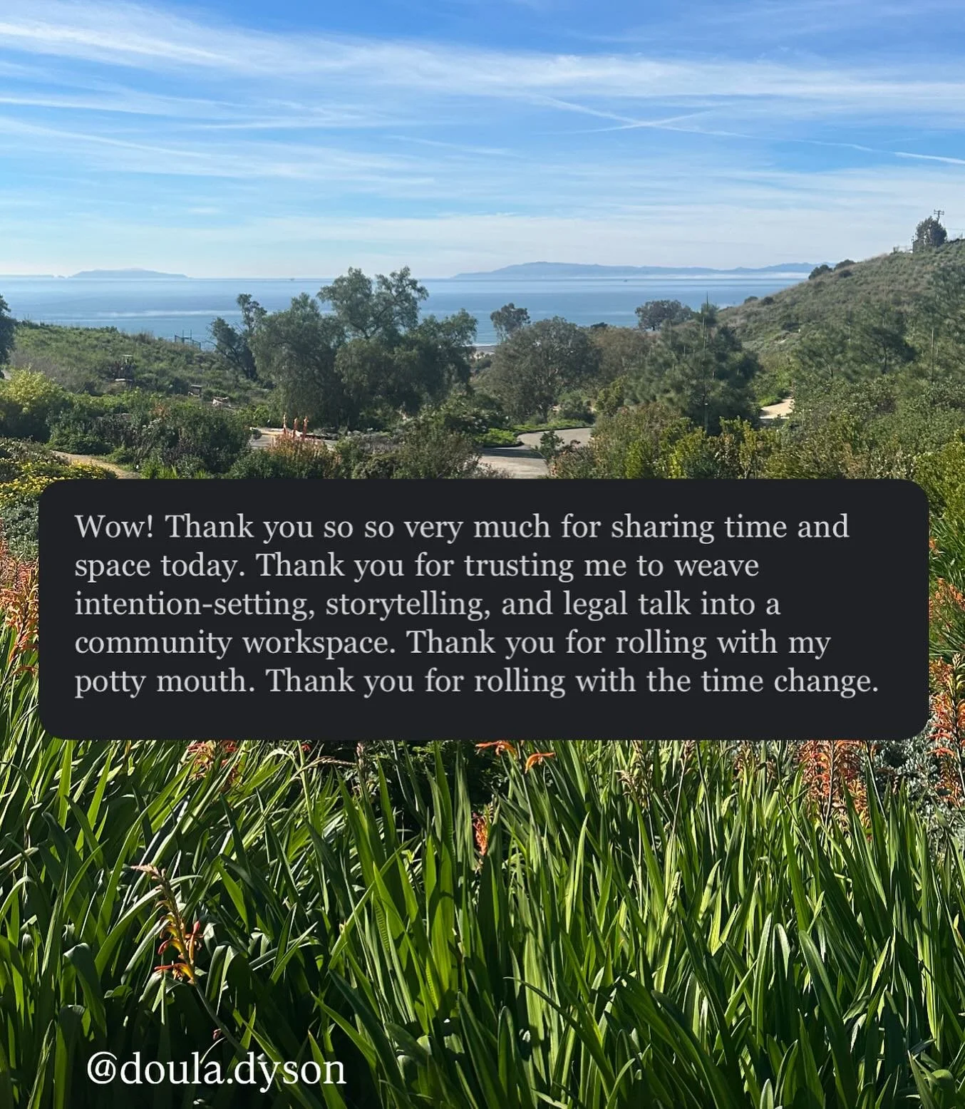 Gratitude we give is just as (even more?) important as the gratitude we receive. 

Here&rsquo;s a snippet from the start of my follow up email to those who attended the contract workshop today.

My heart feels so full from everyone who contributed th