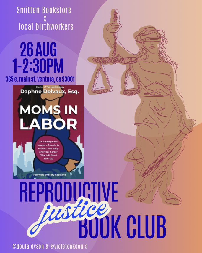 Reproductive Justice Book Club flyer