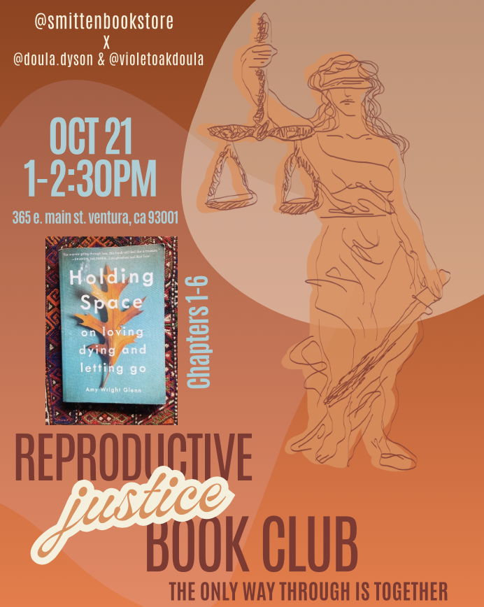 Reproductive Justice Book Club flyer