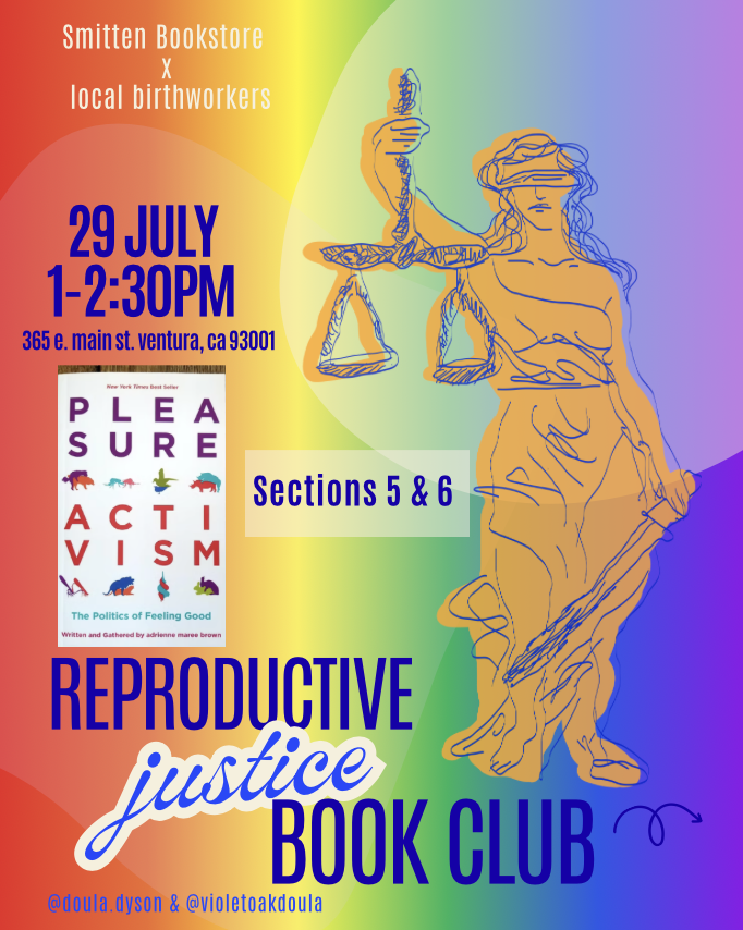 Reproductive Justice Book Club flyer