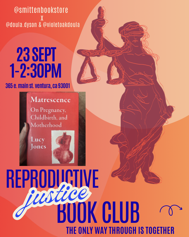 Reproductive Justice Book Club flyer