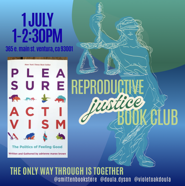 Reproductive Justice Book Club flyer