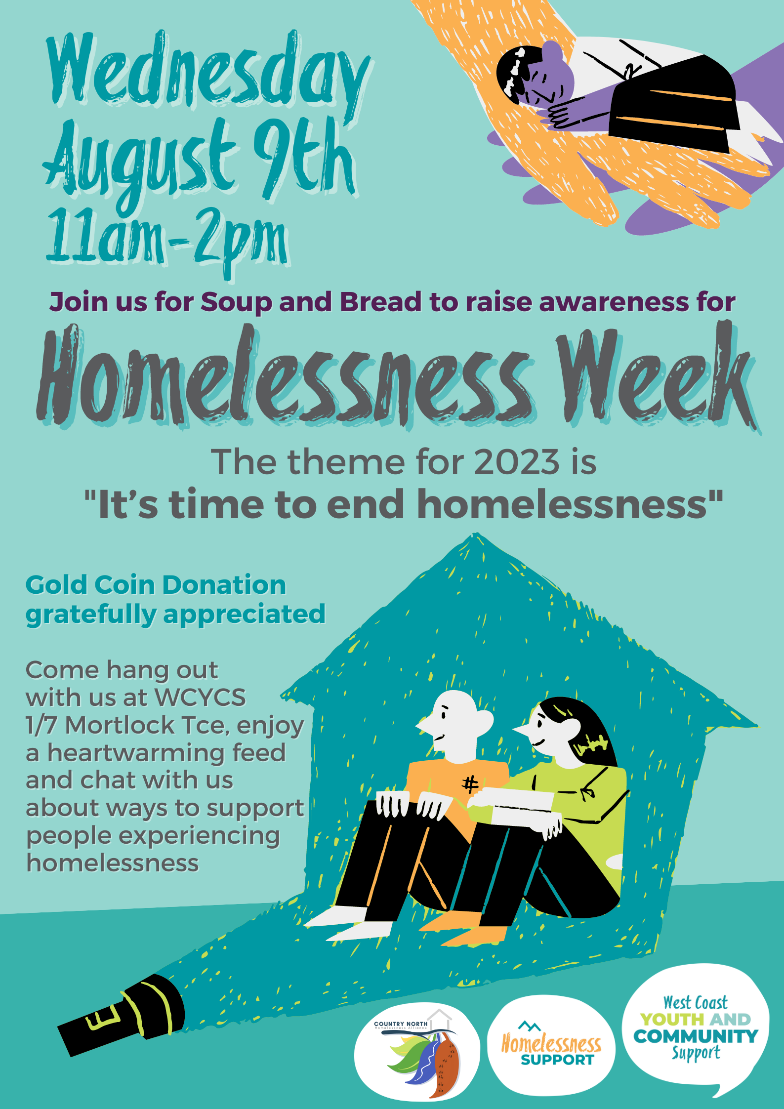 Homeless Calender Homelessness Week 2023 — West Coast Youth & Community Support
