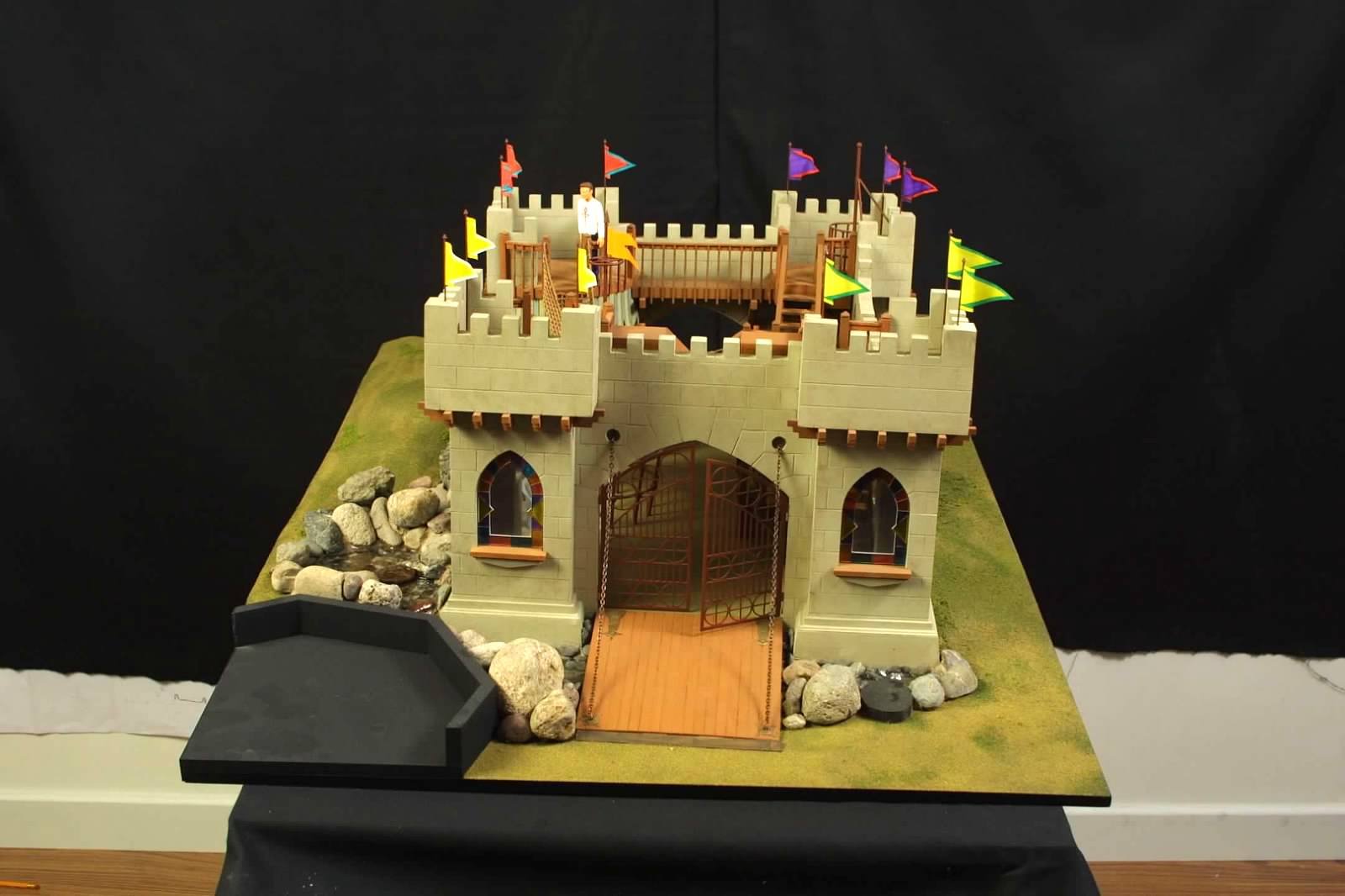 Johnny Depp's backyard play castle