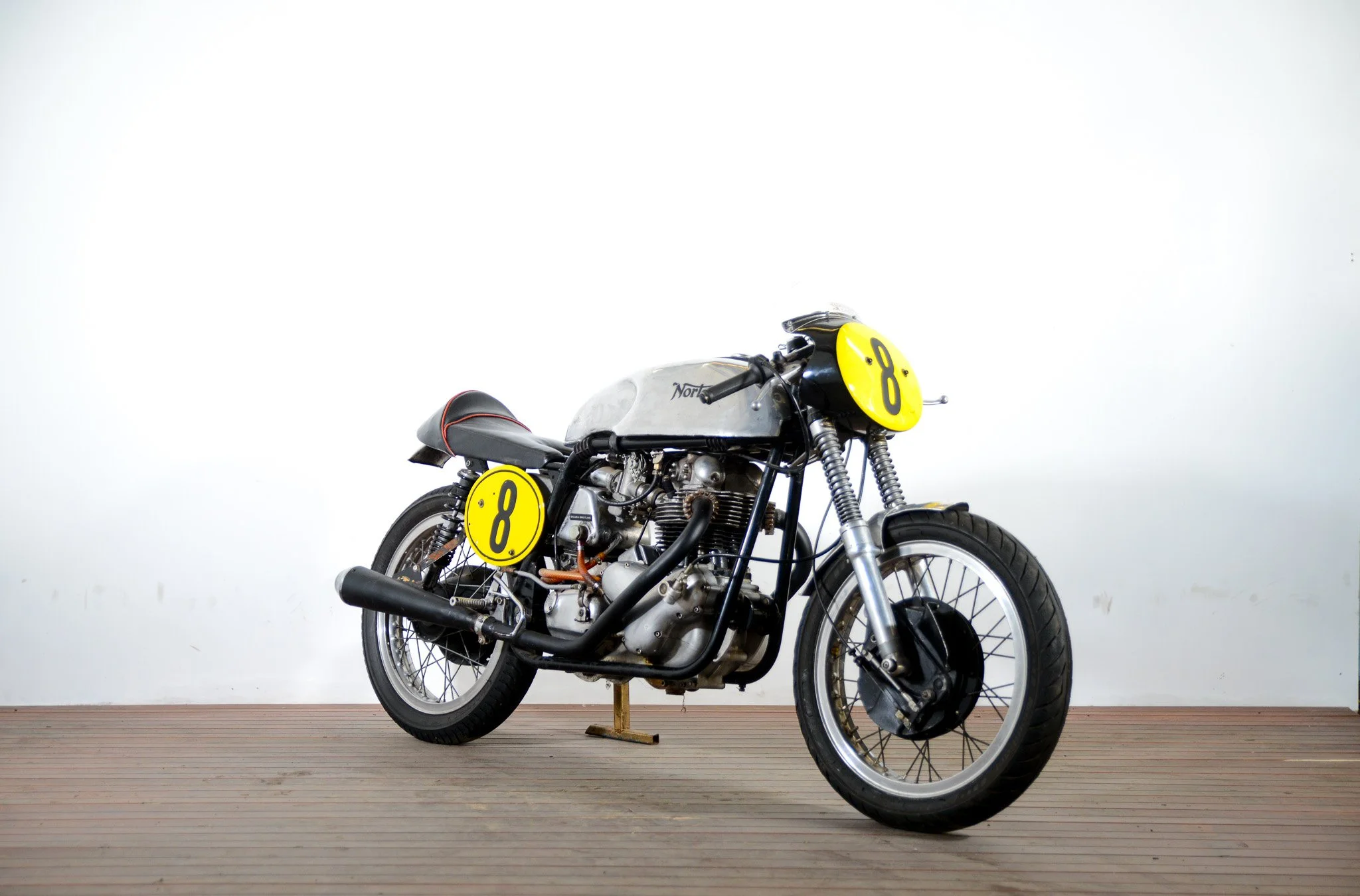 Norton LowBoy Domiracer 88SS Tom Phillis 1961