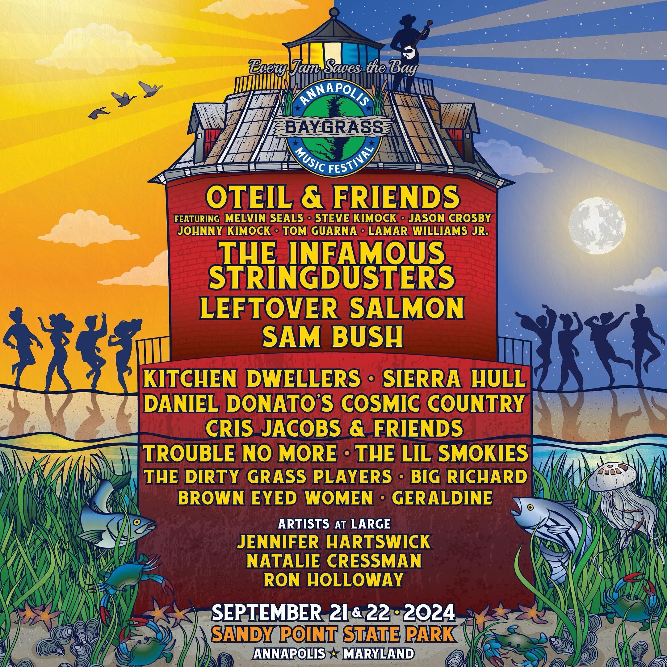 🚨 @annapolisbaygrassfestival❗It&rsquo;s an honor to join the lineup this year! Catch ya in Maryland this September at Sandy Point State Park 🦀 Tickets go on sale tomorrow 4/11. 

🎟️ &rarr; Link in bio / story