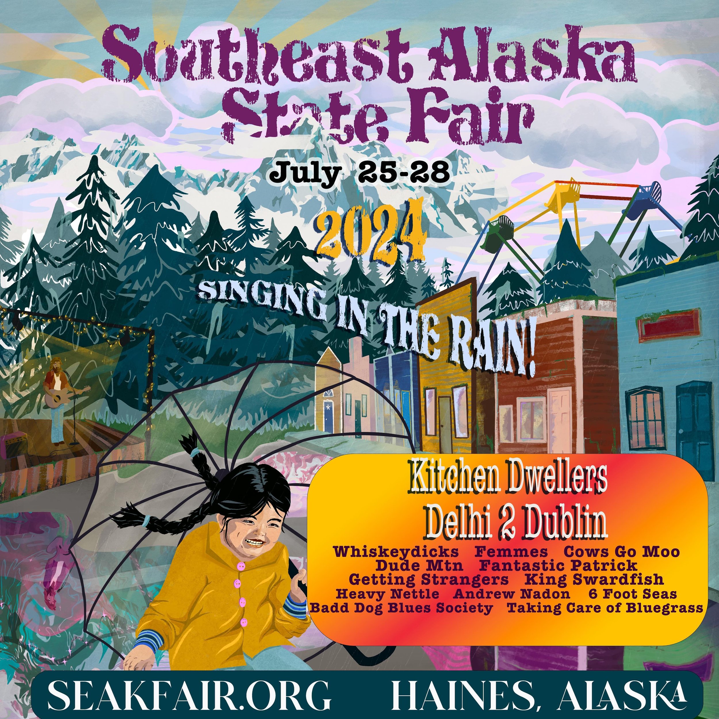 We got another Alaska date for ya this summer❗️Catch us at @seak_fair in Haines, AK on July 27 🙌 We can&rsquo;t wait to explore the land of father Joe Funk! Tickets are on sale now.

🎟️ &rarr; Link in bio / story