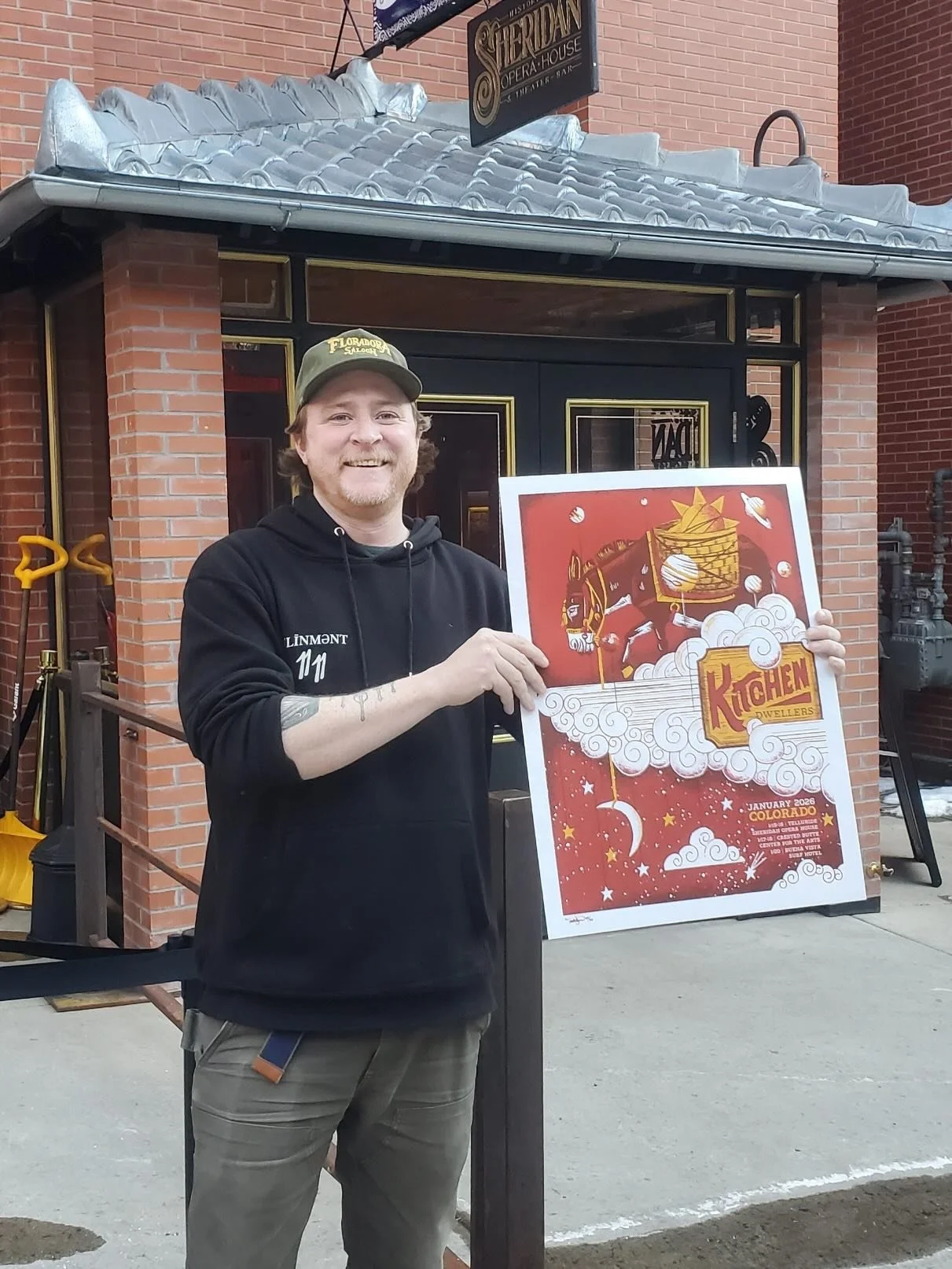 🚠 Ski Tour Poster Drop! These limited-edition paper &amp; foil prints designed by @furturtle will be available starting tonight at @sheridanoperahouse through 1/20 in Buena Vista. Swing by the merch booth early cuz these babies are sure to fly. 

🎟