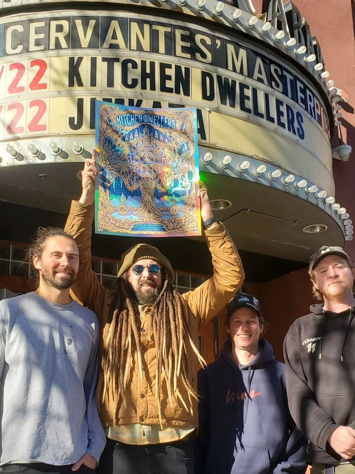 Denver is about to POP 💥  We&rsquo;re kicking off this epic run tonight at @cervantesmasterpiece with our boys @jammy_buffet 🦜 

We&rsquo;ve got brand new, limited edition paper &amp; foil posters designed by @onedropdesignstudio that will be avail