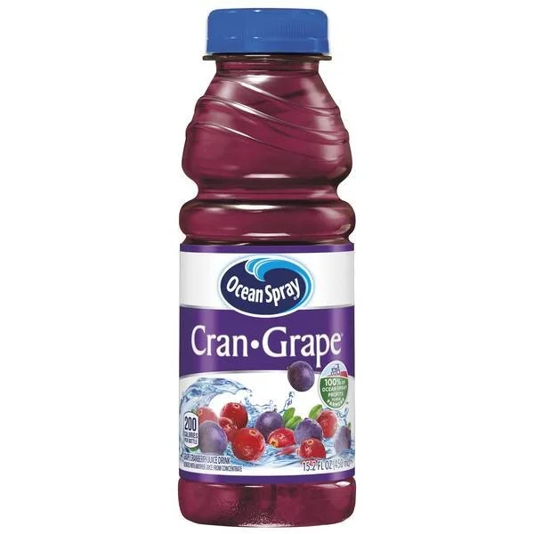 P-Ocean Spray Cran Grape  Pkg Size  15.2oz Bottle Case Qty  12