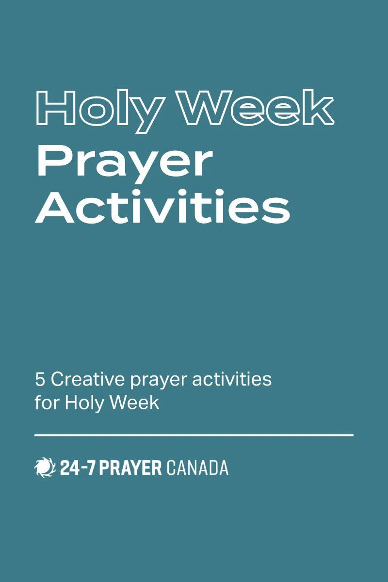 Holy Week Prayer Activities